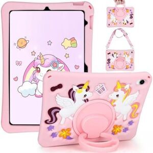 NEW JAKPAK Pad 11th 10th Generation Silicone Cute Kawaii 3D Unicorn stand 10.9